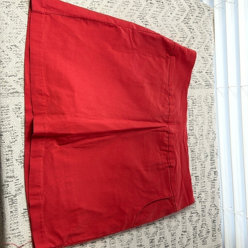 New Directions Red Skort Sz 16